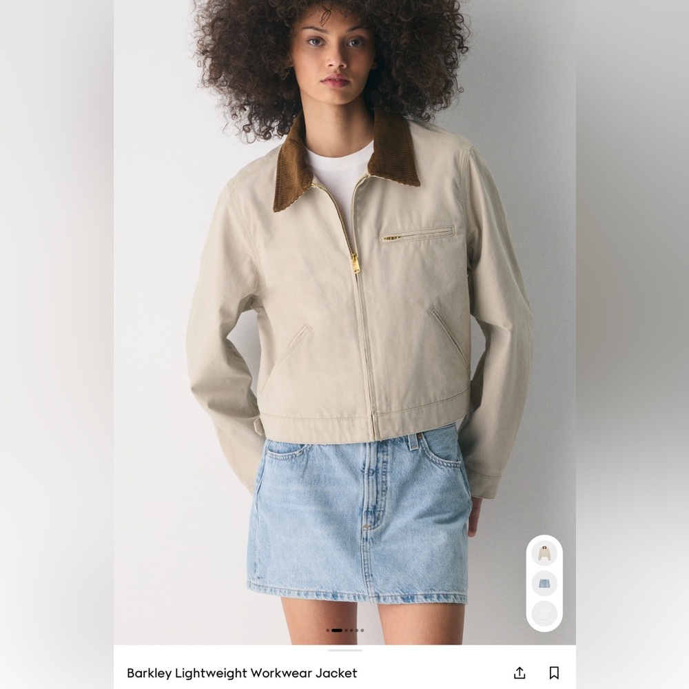 TNA Barkley Lightweight Jacket in Marcona Beige